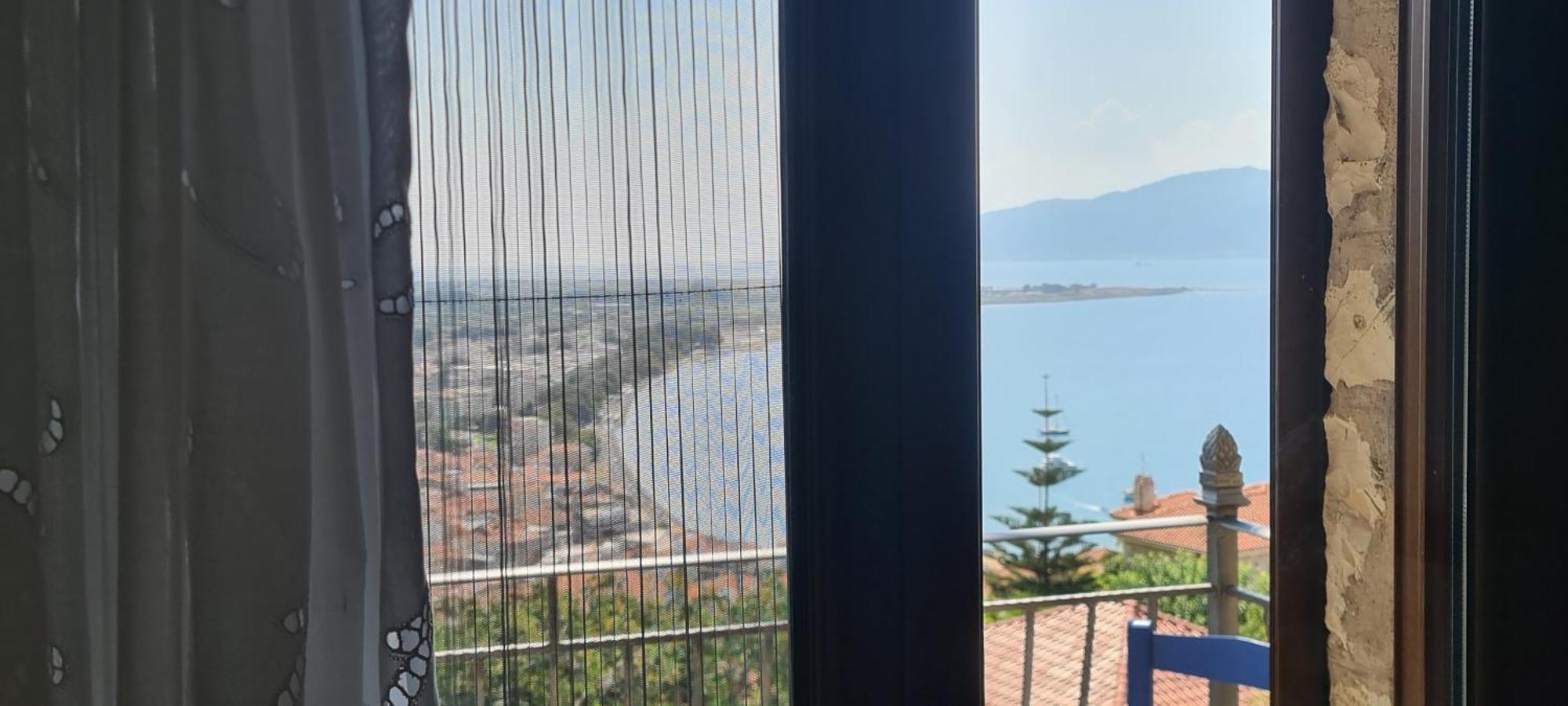 View By The Castle Nafpaktos Villa Ngoại thất bức ảnh